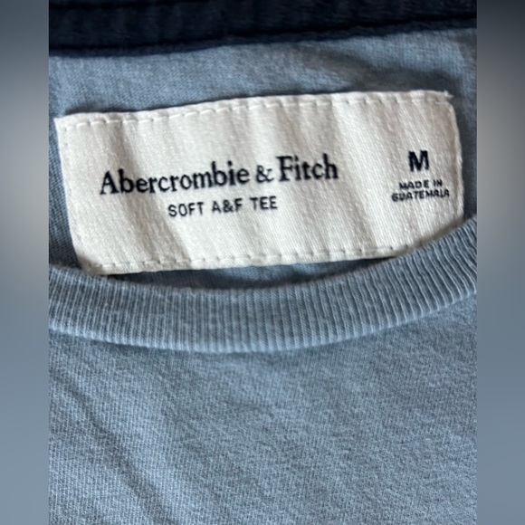 Men’s Blue A&F “Soft A&F Tee” Medium T shirt - Picture 7 of 8